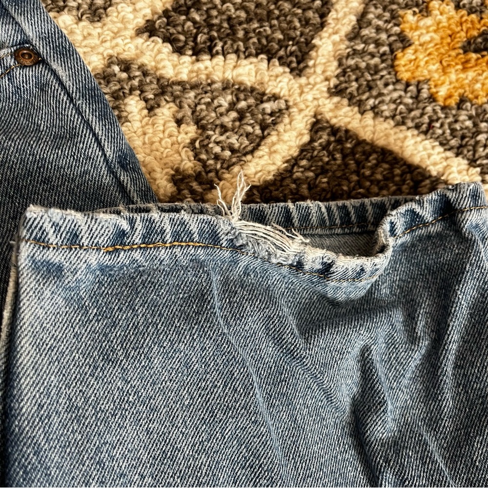 Men’s Wrangler Relaxed fit  Blue Denim Jeans 40x32 - Picture 4 of 6